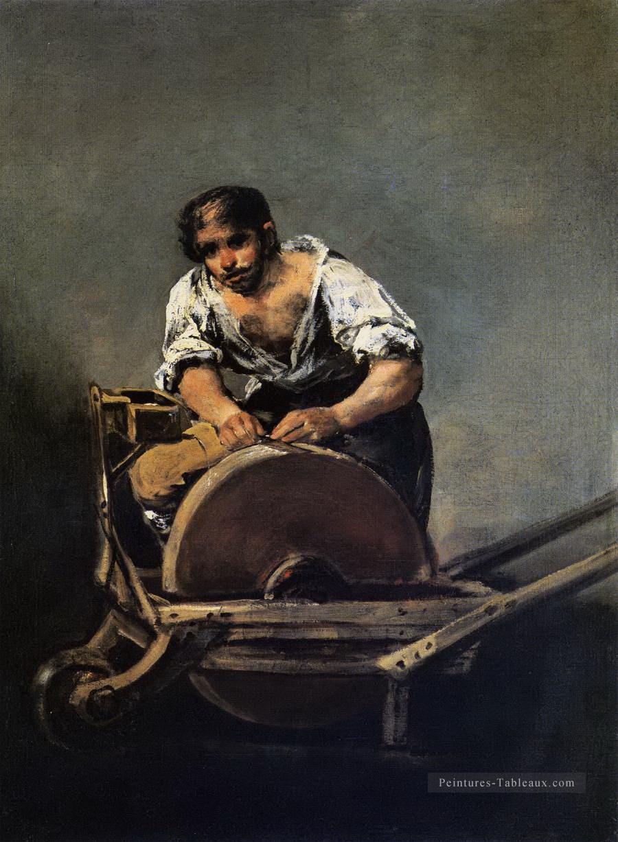 Couteau Grinder Francisco de Goya Peintures à l'huile